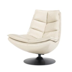 Fauteuil Sven - beige boho leder Eleonora