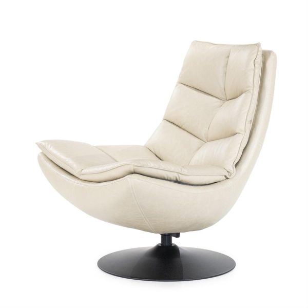 Fauteuil Sven - beige boho leder Eleonora - Afbeelding 2