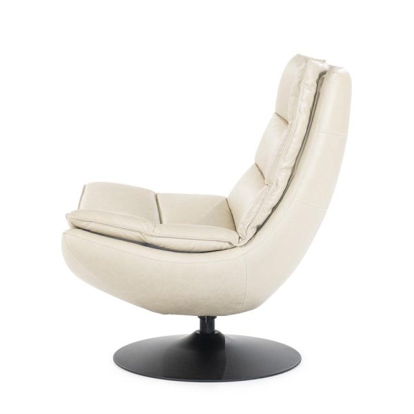 Fauteuil Sven - beige boho leder Eleonora - Afbeelding 3