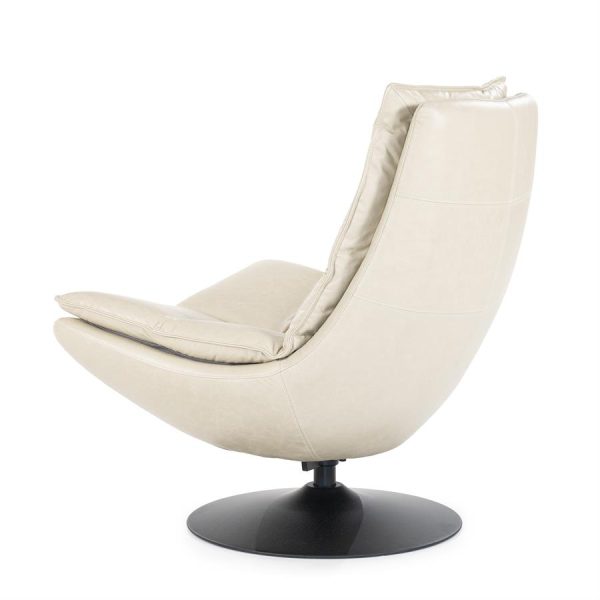 Fauteuil Sven - beige boho leder Eleonora - Afbeelding 4