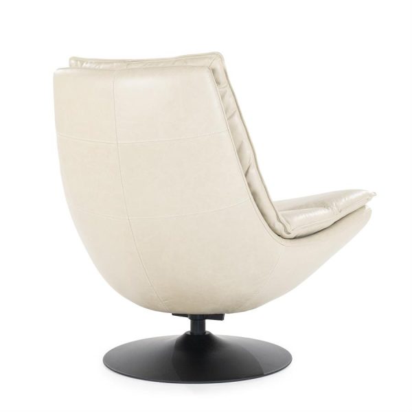 Fauteuil Sven - beige boho leder Eleonora - Afbeelding 7