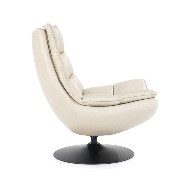 Fauteuil Sven - beige boho leder Eleonora - Afbeelding 9