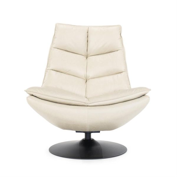 Fauteuil Sven - beige boho leder Eleonora - Afbeelding 12