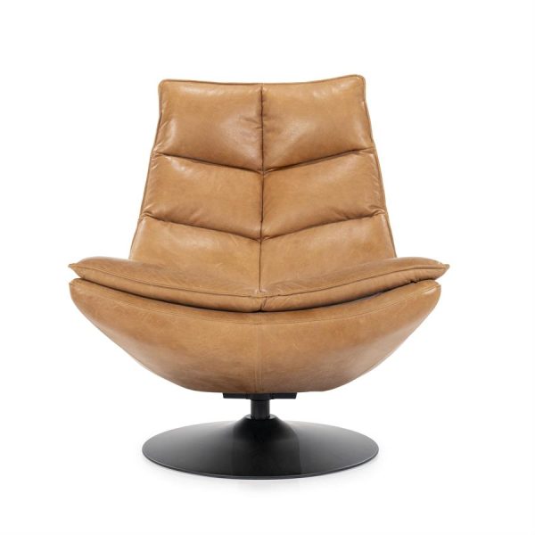 Fauteuil Sven - cognac boho leder Eleonora - Afbeelding 12