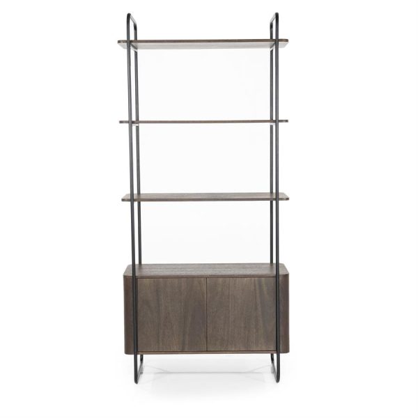 Wandkast James 2drs. - bruin Eleonora