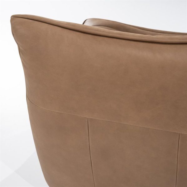 Fauteuil Matthew - bruin Gris Eleonora - Afbeelding 16