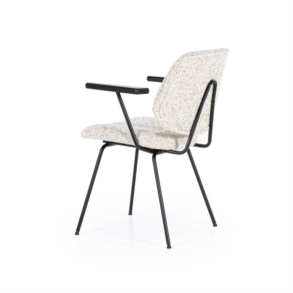 Stoel Jon met arml - beige Maywood Eleonora - Afbeelding 4