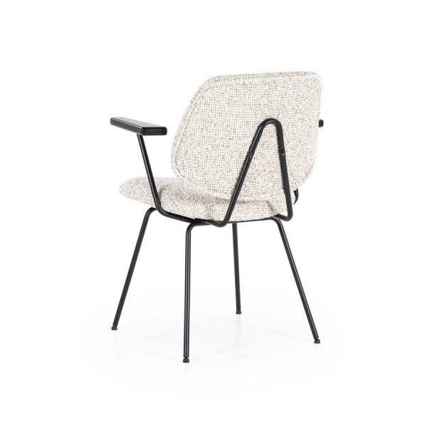 Stoel Jon met arml - beige Maywood Eleonora - Afbeelding 5