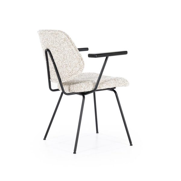 Stoel Jon met arml - beige Maywood Eleonora - Afbeelding 8