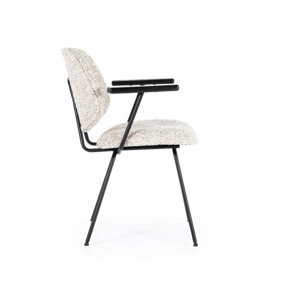 Stoel Jon met arml - beige Maywood Eleonora - Afbeelding 9