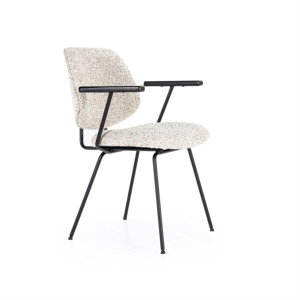 Stoel Jon met arml - beige Maywood Eleonora - Afbeelding 10