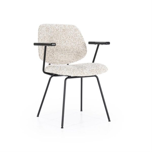 Stoel Jon met arml - beige Maywood Eleonora - Afbeelding 11
