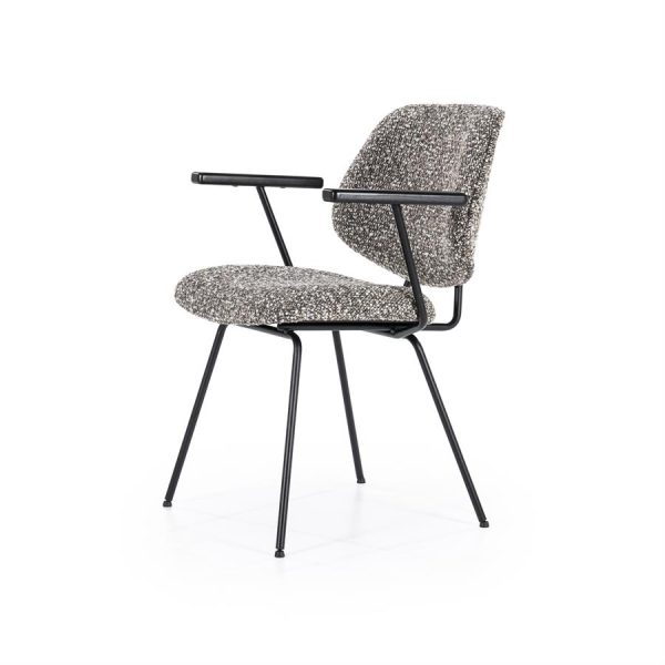 Stoel Jon met arml - taupe Maywood Eleonora - Afbeelding 2