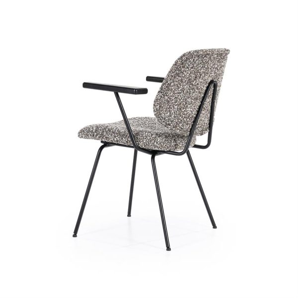 Stoel Jon met arml - taupe Maywood Eleonora - Afbeelding 4