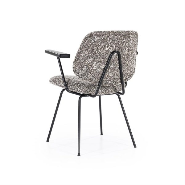 Stoel Jon met arml - taupe Maywood Eleonora - Afbeelding 5