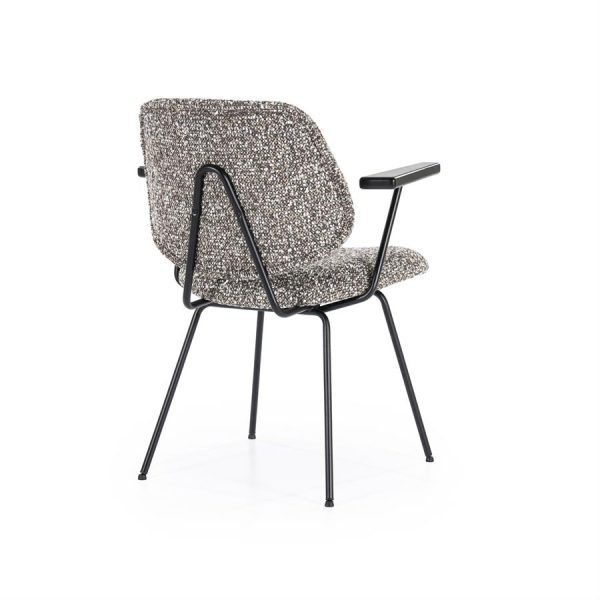 Stoel Jon met arml - taupe Maywood Eleonora - Afbeelding 7