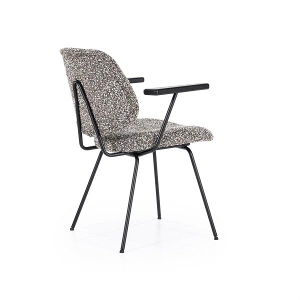 Stoel Jon met arml - taupe Maywood Eleonora - Afbeelding 8