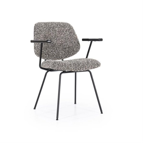 Stoel Jon met arml - taupe Maywood Eleonora - Afbeelding 11