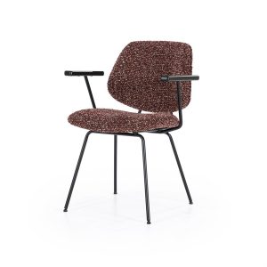 Stoel Jon met arml - rood Maywood Eleonora