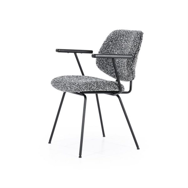 Stoel Jon met arml - zwart Maywood Eleonora - Afbeelding 2