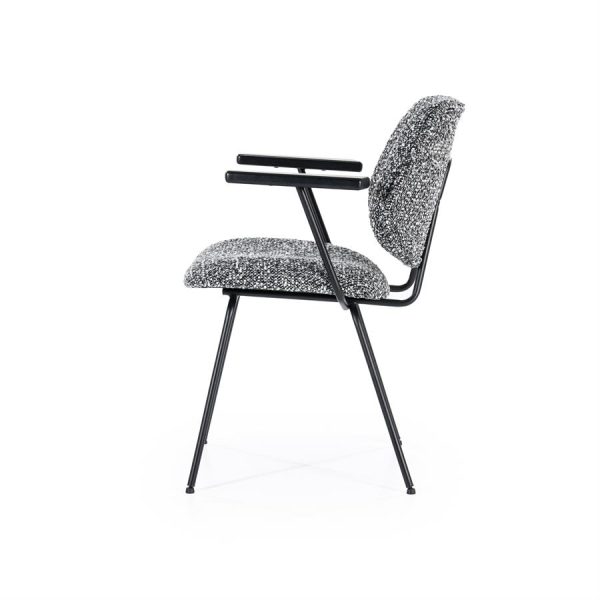 Stoel Jon met arml - zwart Maywood Eleonora - Afbeelding 3