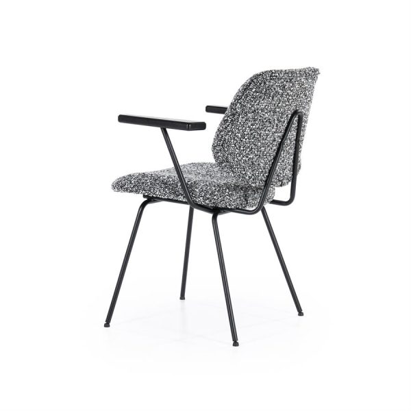 Stoel Jon met arml - zwart Maywood Eleonora - Afbeelding 4