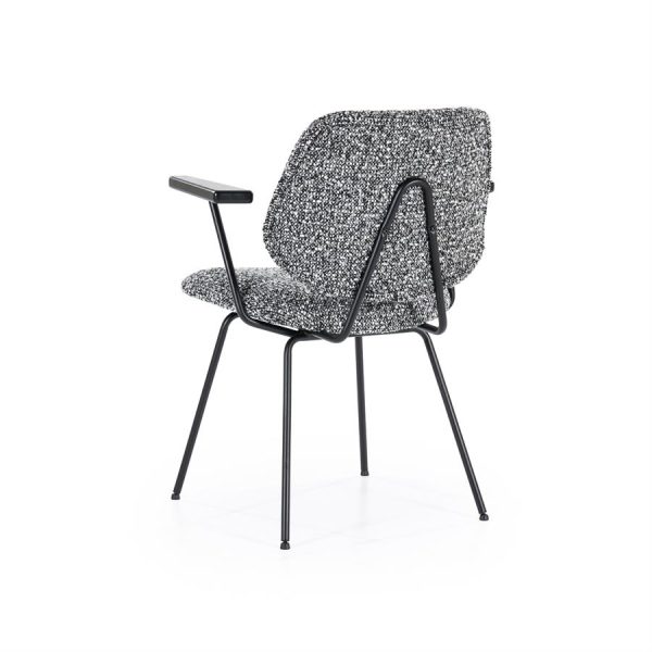 Stoel Jon met arml - zwart Maywood Eleonora - Afbeelding 5