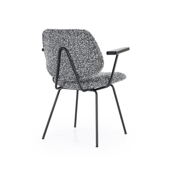 Stoel Jon met arml - zwart Maywood Eleonora - Afbeelding 7