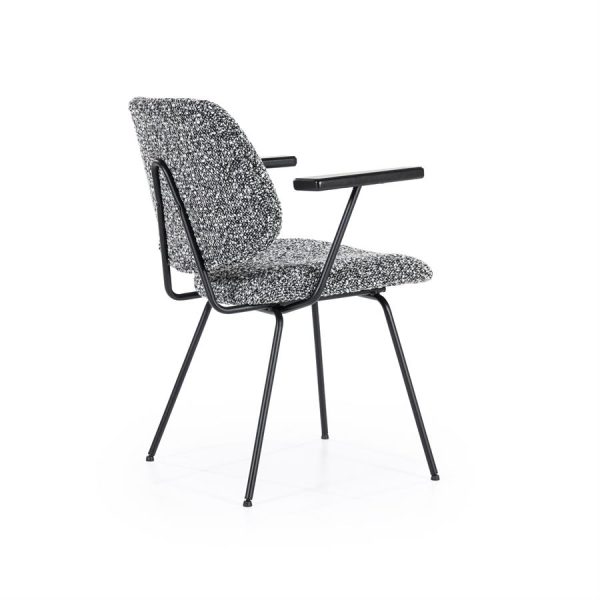 Stoel Jon met arml - zwart Maywood Eleonora - Afbeelding 8