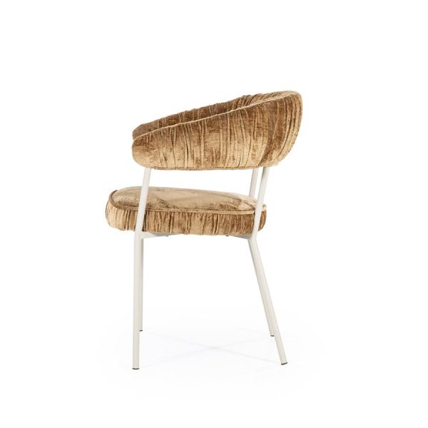 Stoel Lizzy - mosterd Femme Eleonora - Afbeelding 3
