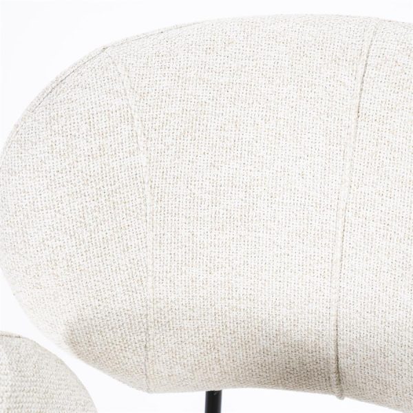 Stoel Rosalin - beige Moon Eleonora - Afbeelding 13