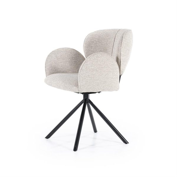 Stoel Rosalin - taupe Moon Eleonora - Afbeelding 2