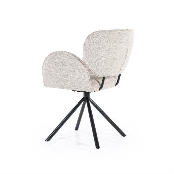 Stoel Rosalin - taupe Moon Eleonora - Afbeelding 4