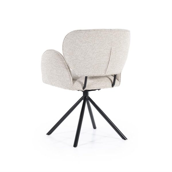 Stoel Rosalin - taupe Moon Eleonora - Afbeelding 5