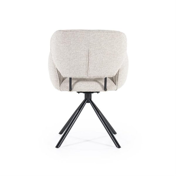 Stoel Rosalin - taupe Moon Eleonora - Afbeelding 6