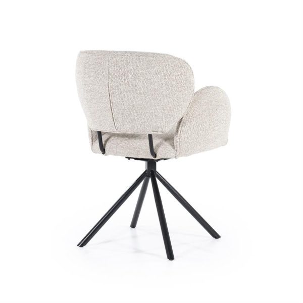 Stoel Rosalin - taupe Moon Eleonora - Afbeelding 7