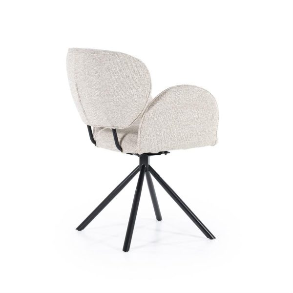 Stoel Rosalin - taupe Moon Eleonora - Afbeelding 8