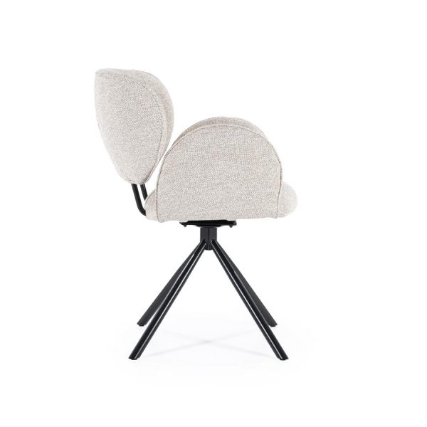 Stoel Rosalin - taupe Moon Eleonora - Afbeelding 9