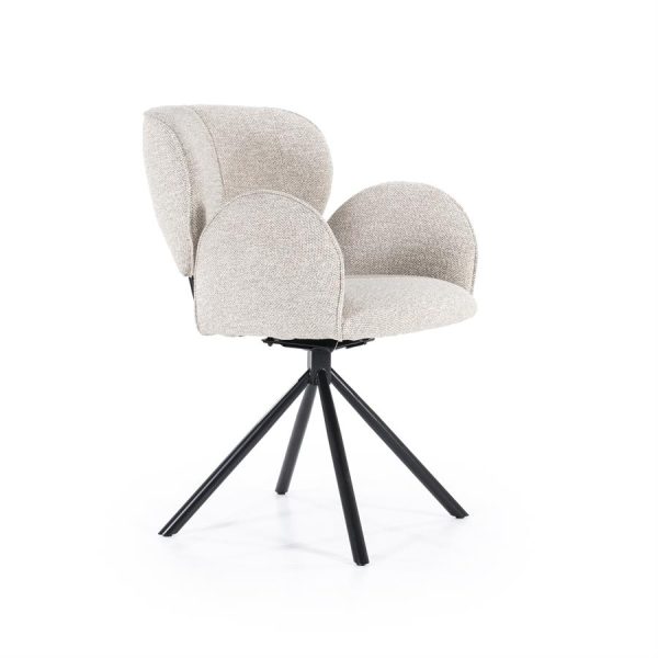 Stoel Rosalin - taupe Moon Eleonora - Afbeelding 10