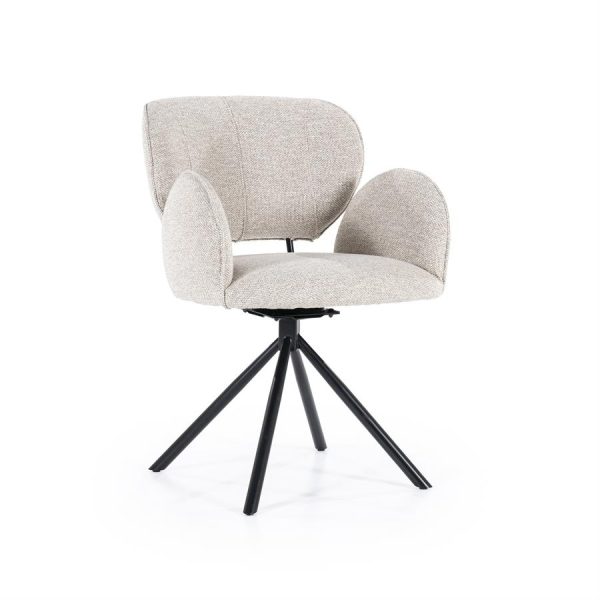 Stoel Rosalin - taupe Moon Eleonora - Afbeelding 11