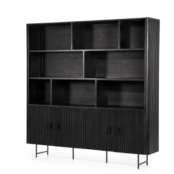 Wandkast Remi - zwart Eleonora - Afbeelding 3