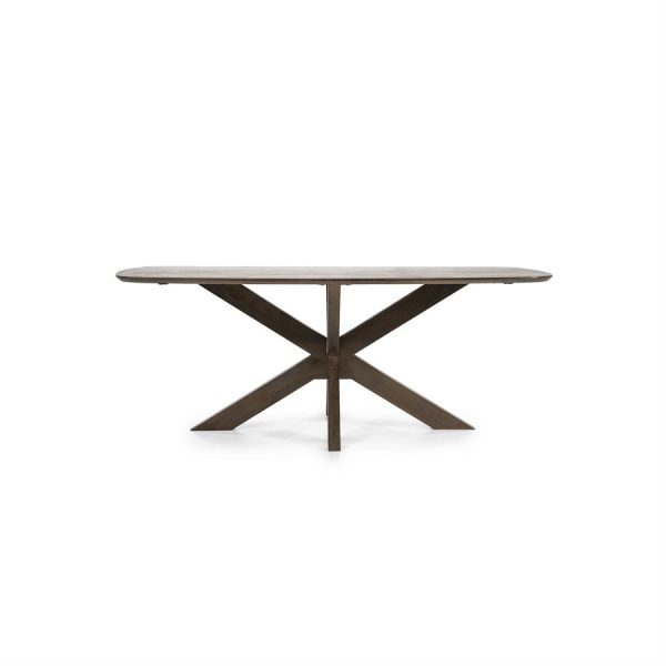Eettafel Nikki 200x100 - bruin Eleonora