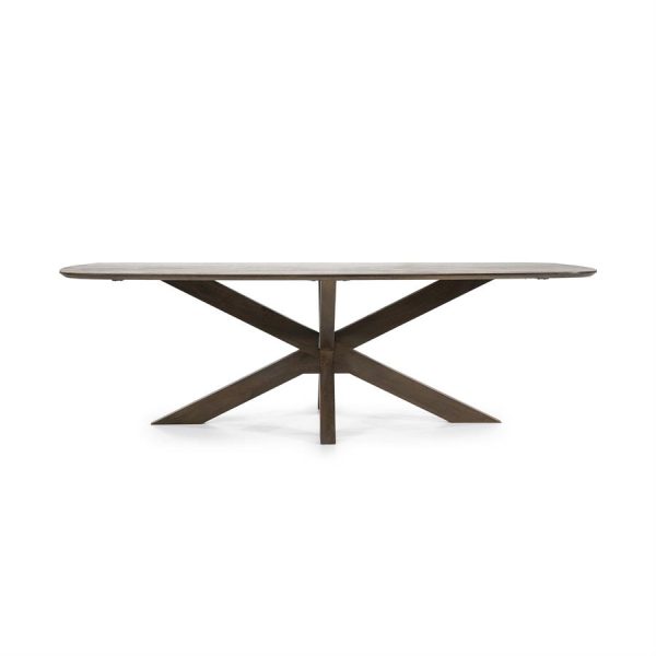 Eettafel Nikki 240x100 - bruin Eleonora