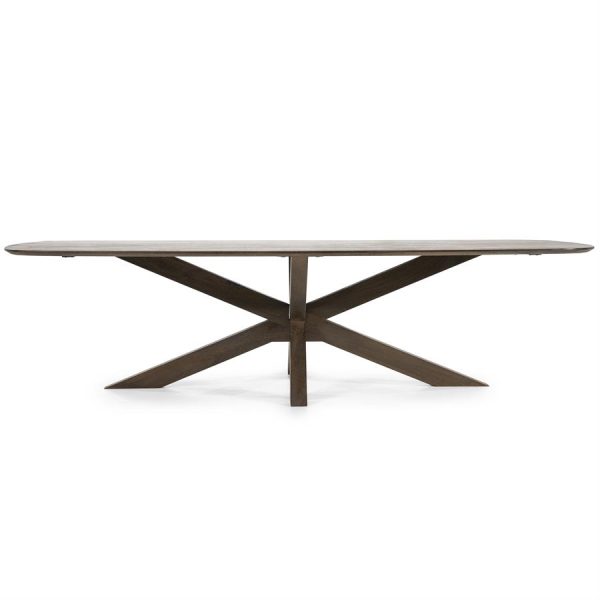 Eettafel Nikki 280x100 - bruin Eleonora