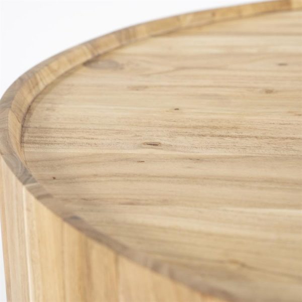 Salontafel Zayn 80x30 - naturel Eleonora - Afbeelding 2