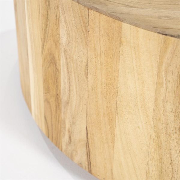 Salontafel Zayn 80x30 - naturel Eleonora - Afbeelding 3
