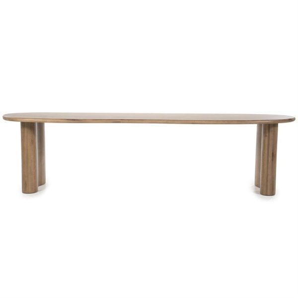 Eettafel Josh 300x110 cm - bruin Eleonora