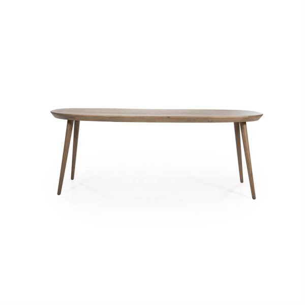 Eettafel Elijah 220x100 cm - bruin Eleonora
