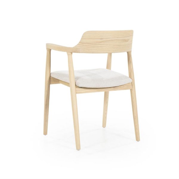 Stoel Yorick - naturel Eleonora - Afbeelding 5