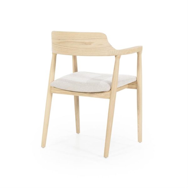 Stoel Yorick - naturel Eleonora - Afbeelding 7